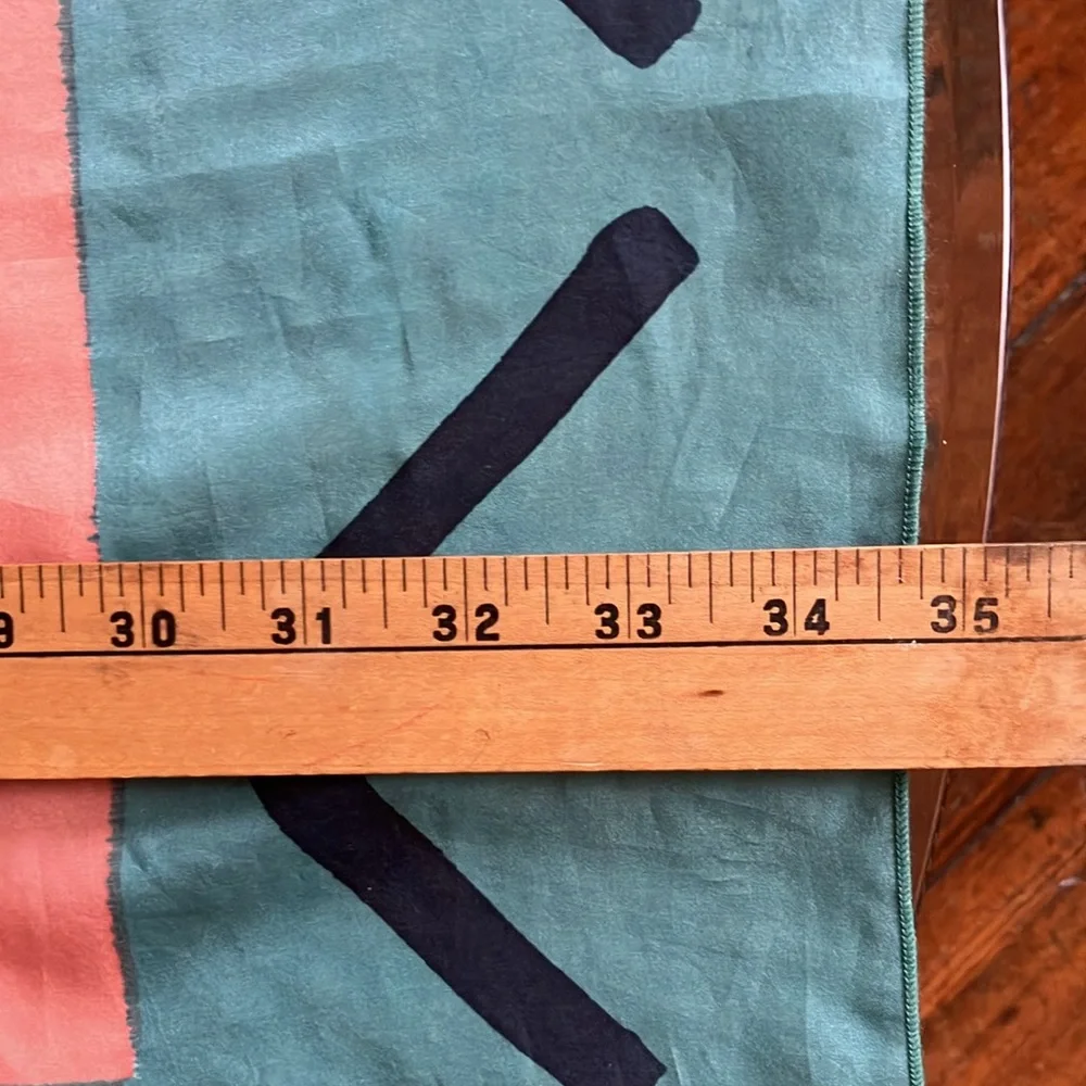 Vintage large square scarf graphic Southwestern vibes